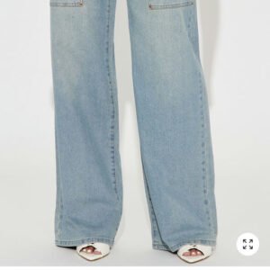 Already There Stretch Baggy Jeans - Vintage Wash