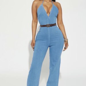 Daydream Denim Jumpsuit - Medium Wash