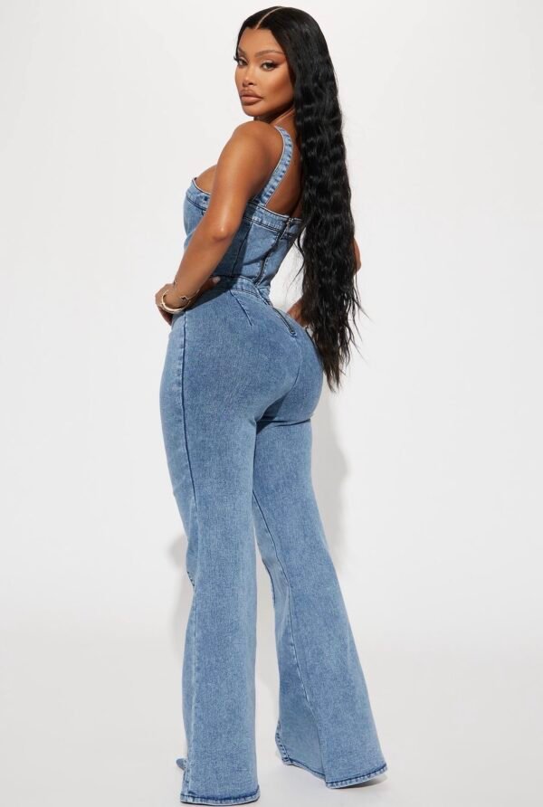 Atlanta Denim Jumpsuit - Light Wash Atlanta Denim Jumpsuit - Light Wash