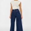 Americano Stretch Super Wide Leg Jeans - Dark Wash Americano Stretch Super Wide Leg Jeans - Dark Wash