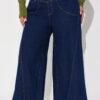 Americano Stretch Super Wide Leg Jeans - Dark Wash Americano Stretch Super Wide Leg Jeans - Dark Wash