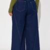 Americano Stretch Super Wide Leg Jeans - Dark Wash Americano Stretch Super Wide Leg Jeans - Dark Wash