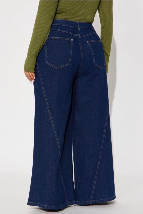 Americano Stretch Super Wide Leg Jeans - Dark Wash Americano Stretch Super Wide Leg Jeans - Dark Wash