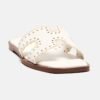 Joele Flat Sandals - White