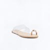 French Polynesia Hardware Toe Ring Sandals - Clear/Nude