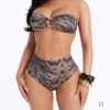 Around Me 2pc Bandeau Bikini - Olive Around Me 2pc Bandeau Bikini - Olive