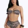 MC-0570 Around Me 2pc Bandeau Bikini - Olive