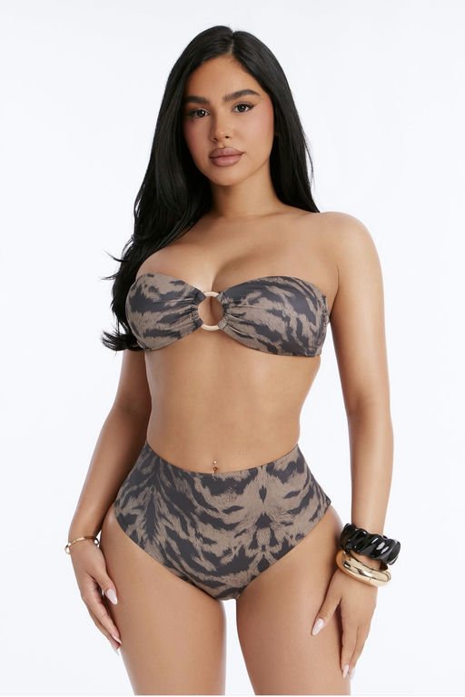 MC-0570 Around Me 2pc Bandeau Bikini - Olive