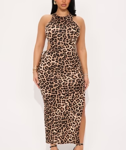 Chosen One Leopard Maxi Dress - Leopard