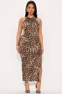 Chosen One Leopard Maxi Dress - Leopard