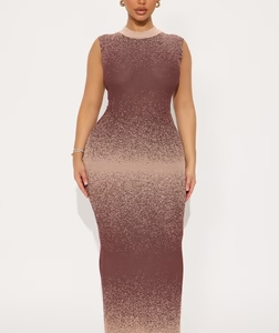 Mono Mood Maxi Sweater Dress - Brown