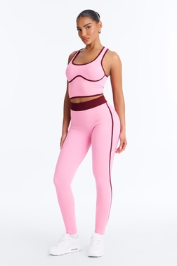 Sunday Mode Seamless Legging Set - Pink