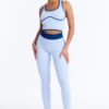 Sunday Mode Seamless Legging Set - Light Blue
