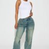 Belmont Baggy Tinted Jean - Medium Wash