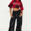 Crying Lightning Baggy Jeans - Black Wash