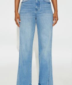 Upper West High Rise Stretch Flare Jeans - Medium Wash