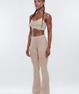 MC-0181 ButterSoft™ 33″ Low Rise Foldover Flare Legging - Stone