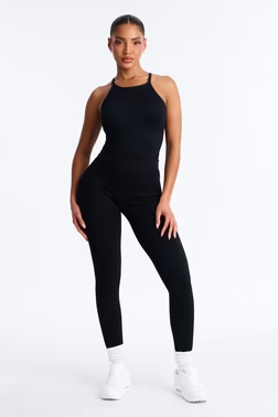 MC-0213 Empowered Performance Seamless Legging Set - Black