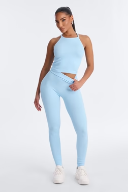 MC-0214 Empowered Performance Seamless Legging Set - Blue