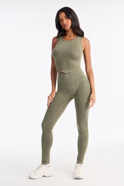 Easy Days Seamless Legging Set - Olive
