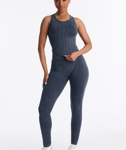 MC-0218 Easy Days Seamless Legging Set - Black