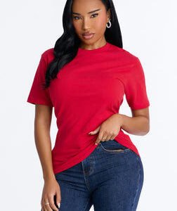 Random Tuesday Oversized T Shirt - Red