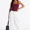 Aerin Mid Rise Cargo Jogger Pant 30″ - Ivory