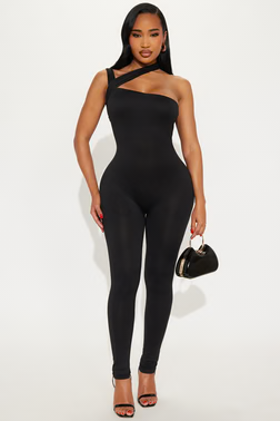 Lights Down Low Jumpsuit - Black