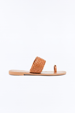 Huntington Beach Toe Ring Sandals - Tan