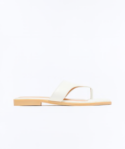 Miro Flip Flop Sandals - White